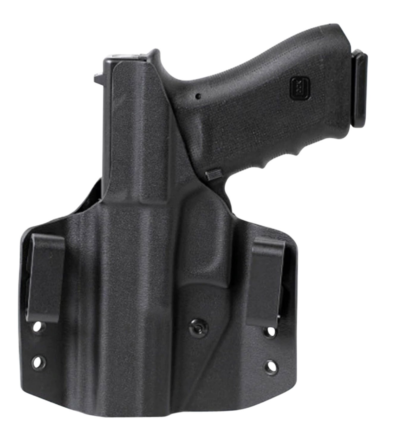 Uncle Mike’s 54CCW67BGL CCW Holster OWB Black Boltaron Belt Slide Compatible w/Glock 42 Left Hand