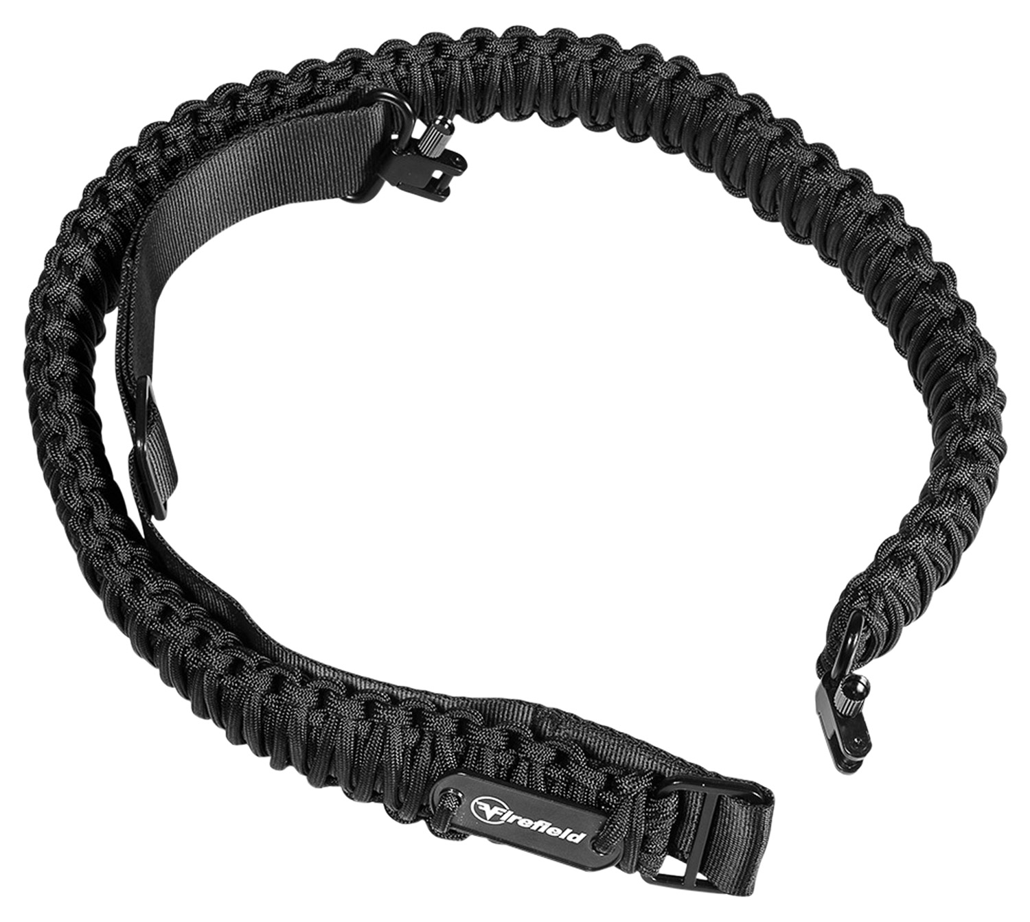 Firefield FF46001 Two Point Tactical Sling Black Nylon Paracord 37.50″-45″ OAL Adjustable Rifle