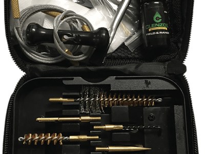 Clenzoil 2236 Field & Range Tactical Cleaning Kit Pistol/Rifle 17 Pieces Black