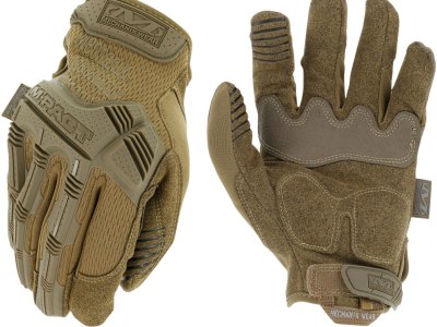 Mechanix Wear MPT72012 M-Pact  Coyote Synthetic Leather 2XL TPR Closure