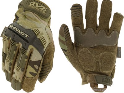 Mechanix Wear MPT78010 M-Pact  Multi-Cam Synthetic Leather Large TPR Closure