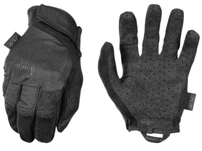 Mechanix Wear MSV55008 Specialty Vent Covert Black Suede Small Velcro Closure