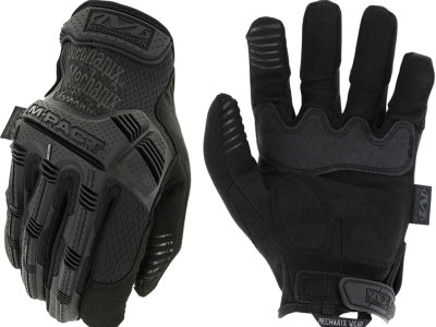 Mechanix Wear MPT-55-009 M-Pact Covert Black Synthetic Leather/Armortex Medium