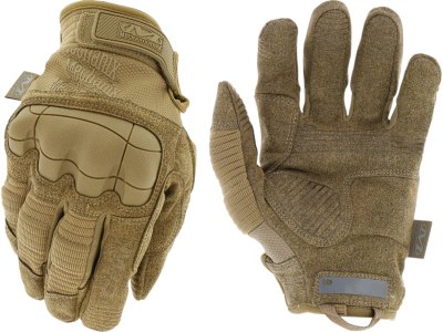Mechanix Wear MP372009 M-Pact 3  Coyote Synthetic Leather Medium Velcro Closure