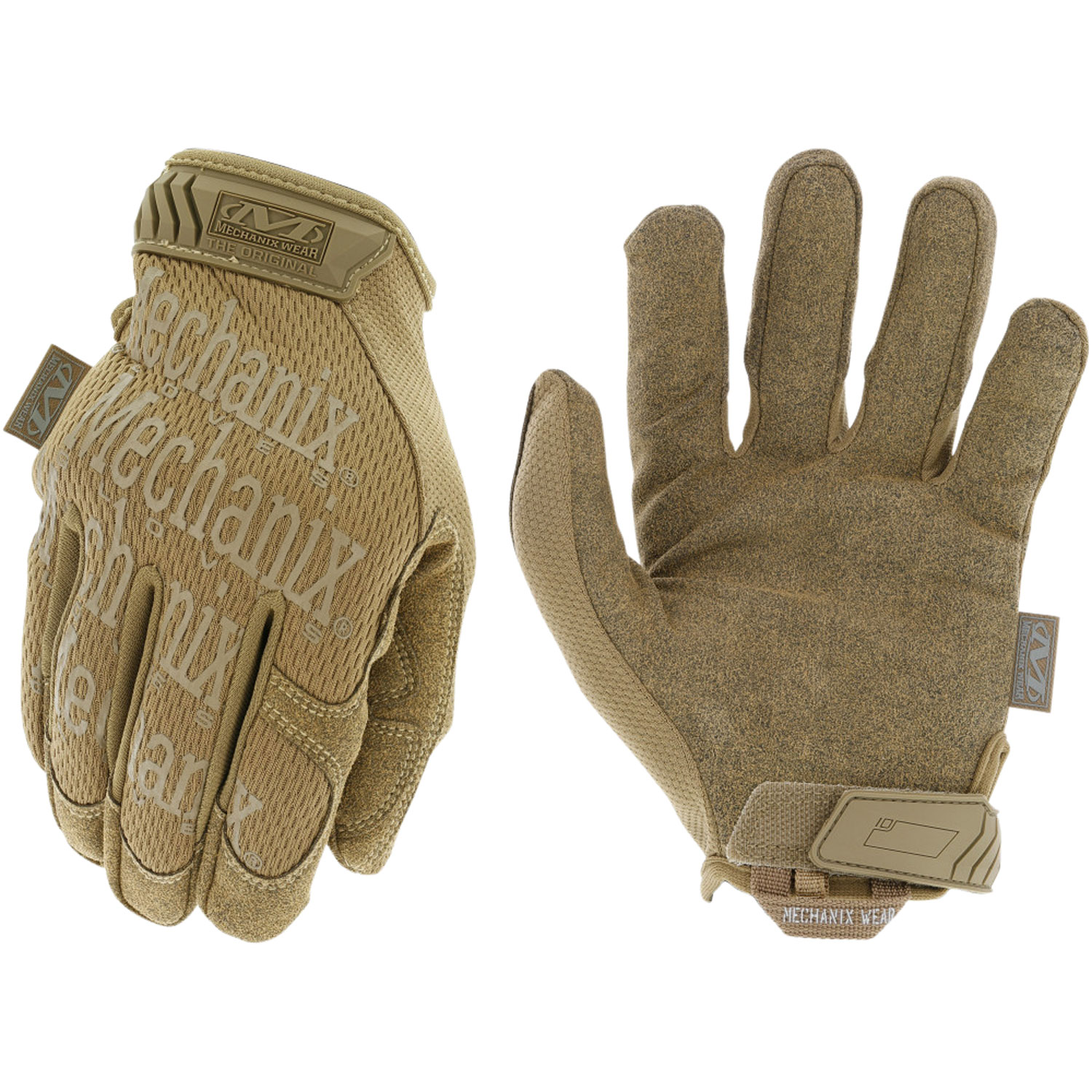 Mechanix Wear MG72009 Original  Coyote Synthetic Leather Medium Velcro Closure