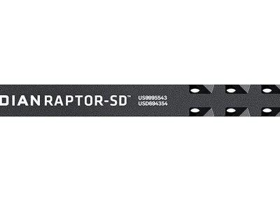 Radian Weapons R0006 Raptor SD Ambi Charging Handle, Black, Gas Ported Shaft, Fits Mil-Spec AR-15/M16 Platform