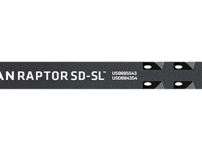 Radian Weapons R0278 Raptor SD-SL Ambi Charging Handle, Black, Slim Line Handles, Gas Ported Shaft, Fits Mil-Spec AR-15/M16 Platform