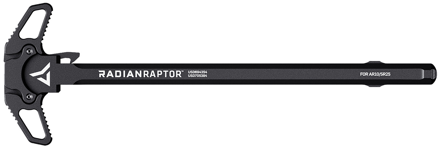 Radian Weapons R0007 Raptor  Ambi Charging Handle, Black, Fits Mil-Spec AR-10/SR-25 Platform