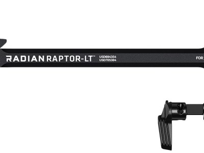 Radian Weapons R0290 Raptor LT Lightweight Charging Handle & 45/90 Talon Safety, Black, Ambi Controls, Fits Mil-Spec AR-15/M16 Platform