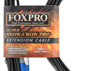 Foxpro CBL50FTSCP2SSCP Speaker Extension Cable  50′ Black for FoxPro Super Snow Crow Pro & Snow Crow Pro 2