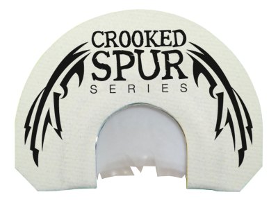 Foxpro CSMOUTHWHTSLASH Crooked Spur V-Cut Slash Diaphragm Call Triple Reed Turkey Sounds Attracts Turkeys White