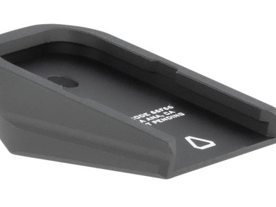 Strike Industries GALBPBK Base Plate  Compatible w/Glock Except 20/21/26/27/33/39, Black Aluminum