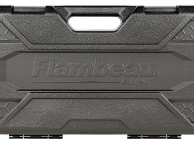 Flambeau 5013SN Double Coverage Single Gun Case Black Polymer 50″ Scoped Rifle Or Shotgun