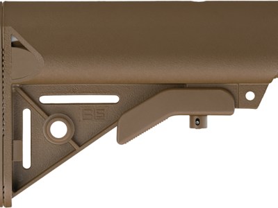 B5 Systems SOP1076 Enhanced SOPMOD Coyote Brown Synthetic for AR-Platform with Mil-Spec Receiver Extension (Tube Not Included)