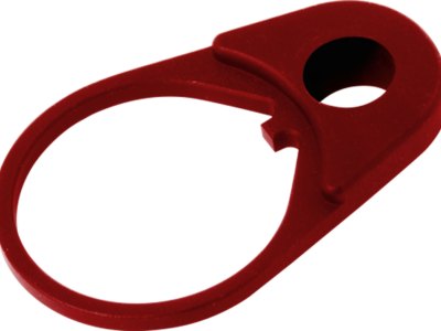 TIMBER CREEK OUTDOOR INC QDEPR QD End Plate  Quick Detach AR Platform Red Anodized Aluminum Ambidextrous