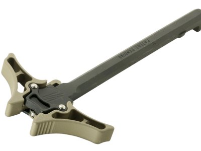 TIMBER CREEK OUTDOOR INC EAMBICHFDE Enforcer Ambidextrous Charging Handle AR-Platform Flat Dark Earth Cerakote Aluminum