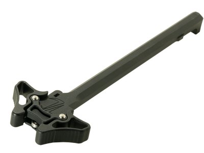 TIMBER CREEK OUTDOOR INC EMAMBICHBL Enforcer Mini Ambidextrous Charging Handle AR-Platform Black Hardcoat Anodized Aluminum