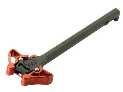 TIMBER CREEK OUTDOOR INC EMAMBICHR Enforcer Mini Ambidextrous Charging Handle AR-Platform Red Anodized Aluminum