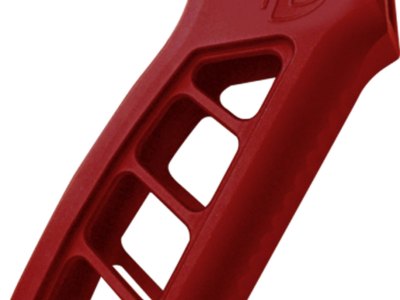 TIMBER CREEK OUTDOOR INC EARPGR Enforcer AR Pistol Grip Red Anodized with Clear Cerakote Aluminum