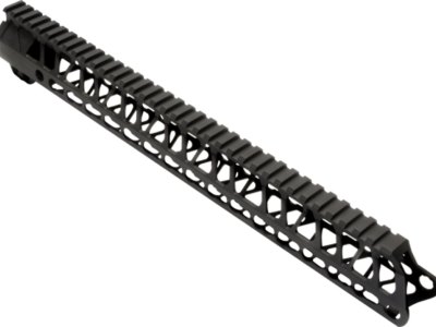 TIMBER CREEK OUTDOOR INC ME15HGBL Enforcer Handguard AR-15 Black Hardcoat Anodized Aluminum 15″ Picatinny/M-LOK