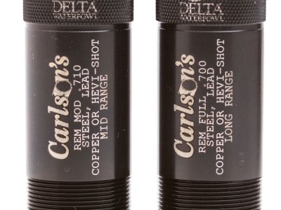 Carlson’s Choke Tubes 07260 Delta Waterfowl  Remington Rem Choke 12 Gauge Mid/Long Range Knurled 17-4 Stainless Steel