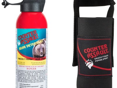 Counter Assault 15067025 Bear Spray  Capsaicin Range 32 ft-7 Seconds 8.10 oz Includes Holster