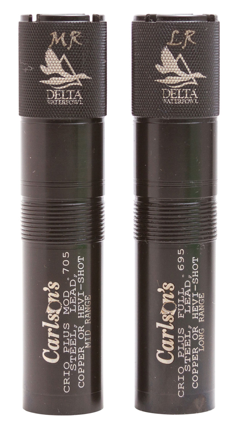 Carlson’s Choke Tubes 07570 Delta Waterfowl  Benelli Crio Plus 12 Gauge Mid/Long Range Knurled 17-4 Stainless Steel