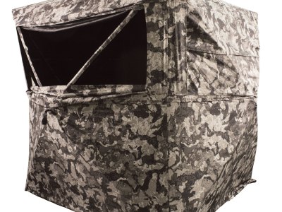 HME HMEGRDBLND3CVD Executioner Three-Person Ground Cervidae Camo Polyester