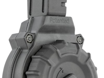 ProMag DRMA21 Standard  50rd Drum 9mm Luger Fits Sig MPX Black DuPont Zytel Polymer