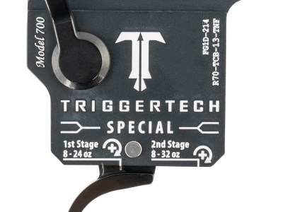 TriggerTech R70TCB13TNF Special  Two-Stage Flat Trigger with 1-3.50 lbs Draw Weight & Matte Gray w/Black Parts Finish for Remington 700 Right