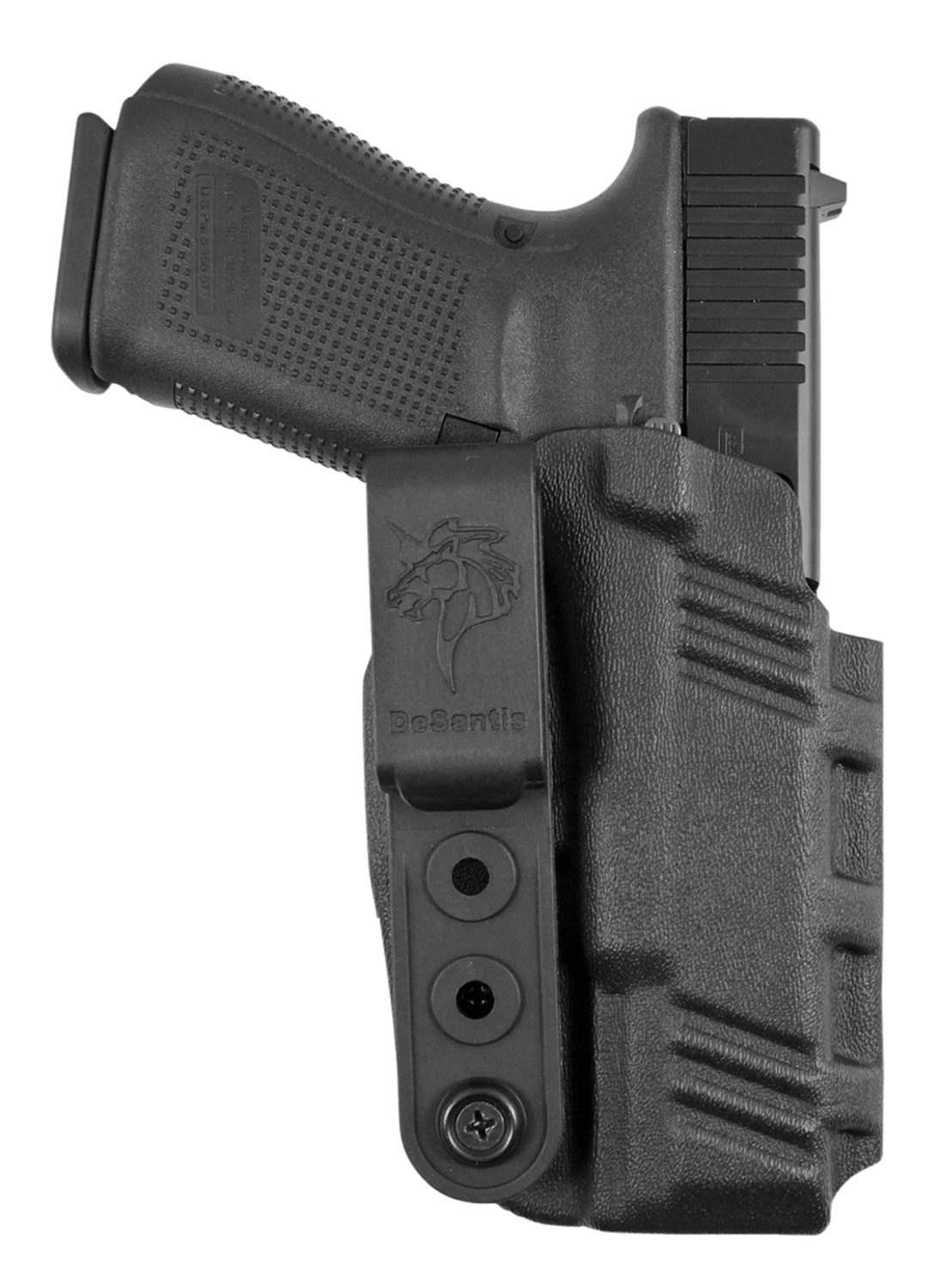 DeSantis Gunhide 137KJ5OZ0 Slim-Tuk  IWB Kydex Belt Clip Compatible w/ Sig P365/P365 w/Foxtrot365/P365 w/Lima365 Belt 1.75″ Wide Ambidextrous