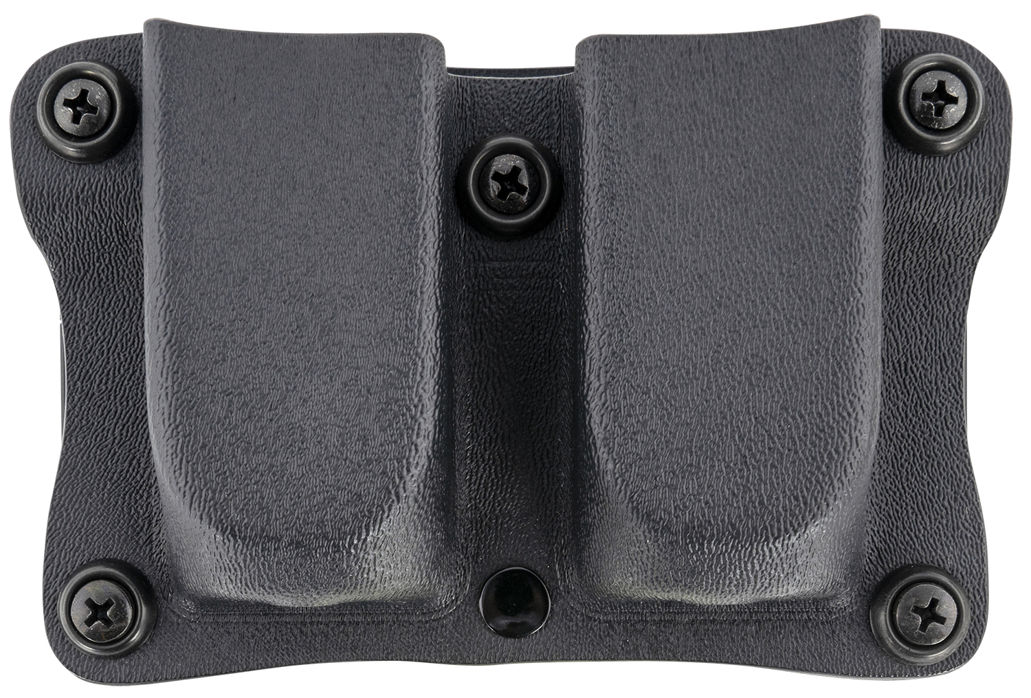 DeSantis Gunhide A87KJJJZ0 Quantico Double Mag Pouch OWB Black Kydex, Belt Clip Fits Belts Up To 1.50″ Wide, Compatible w/Glock 17 or 19 Magazines, Ambidextrous