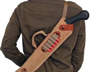 DeSantis Gunhide A88NJG2Z0 Kurz Shotgun Scabbard Natural Leather 14″