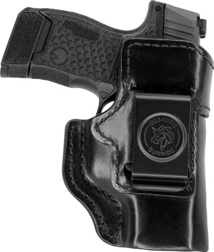 DESANTIS INSIDE HEAT HOLSTR RH – IWB LEATHER J FRAME 2″ BLACK