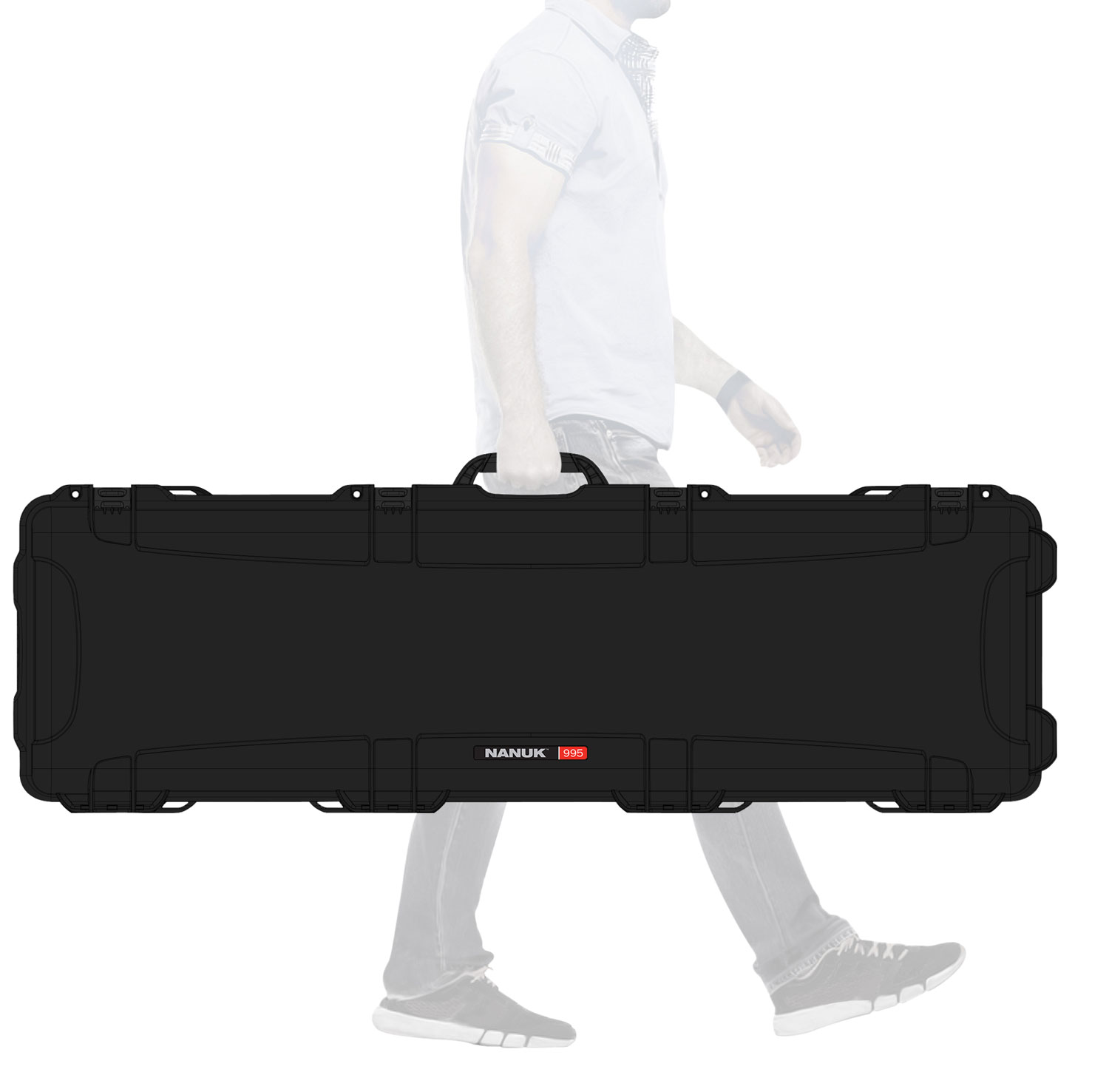 Nanuk 9951001 995  52″ Black Polymer Foam Padding Waterproof