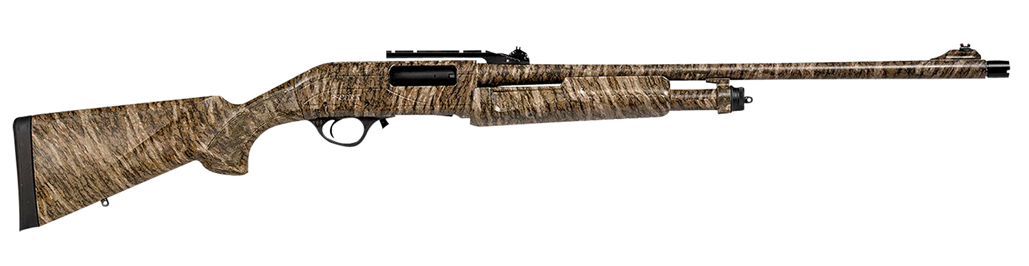 Escort HEFH1224TRBL Field Hunter Turkey Full Size 12 Gauge Pump 3″ 4+1 24″ Mossy Oak Bottomland Steel Barrel, Grooved Aluminum Receiver, Fixed Mossy Oak Bottomland Synthetic Stock, Right Hand