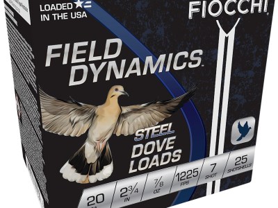 Fiocchi 20DLS7 Field Dynamics Dove & Quail 20Gauge 2.75″ 7/8oz 7Shot 25 Per Box/10 Case