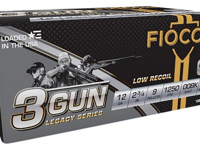 Fiocchi 12BK3G00 3-Gun Match Legacy Series 12Gauge 2.75″ 9Pellets 00Buck Shot 10 Per Box/25 Case