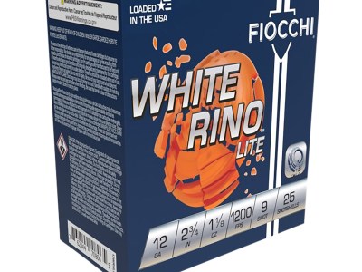 Fiocchi 12WRNL9 Exacta Target White Rino Lite 12Gauge 2.75″ 1 1/8oz 9Shot 25 Per Box/10 Case