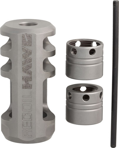 BROWNING RECOIL HAWG MUZZLE – BRAKE SILVER COLLARS & TOOL
