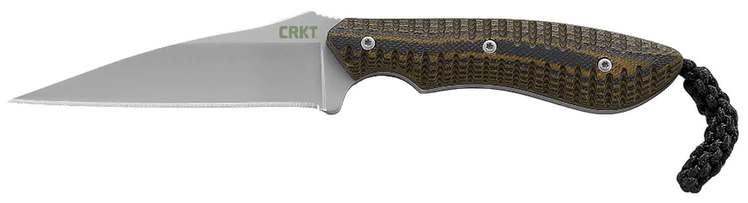 CRKT 2388 S.P.E.W.  3″ Fixed Wharncliffe Plain Bead Blasted Black/Brown Blade/G10 Black/Brown G10 Handle Includes Sheath