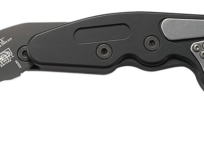 CRKT 4040V Provoke  2.41″ Folding Hawkbill Veff Serrated Black TiCN D2 Steel Blade, Black Aluminum Handle, Includes Pocket Clip