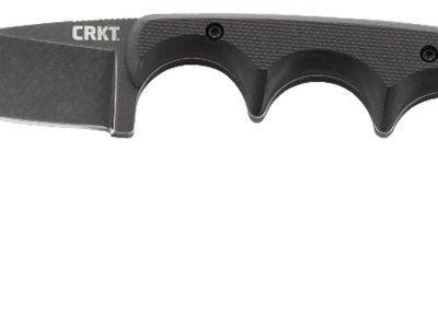 CRKT 2384K Minimalist  2.16″ Fixed Drop Point Plain Black Stonewashed 5Cr15MoV SS Blade/Black G10 Handle Includes Lanyard/Sheath