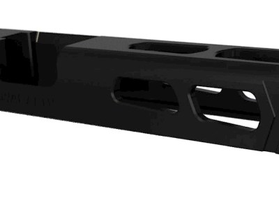 Rival Arms RA10G705A Precision Slide A1 Docter Cut Black QPQ Case Hardened 17-4 Stainless Steel for Glock 34 Gen 3