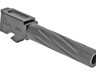 Rival Arms RA20G101D Precision V1 Match Grade 9mm Luger Compatible w/Glock 17 Gen3-4, 4.49″ Fluted PVD Stainless Steel, Target Crown