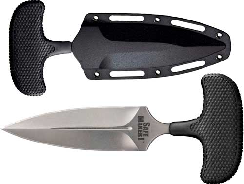 COLD STEEL SAFE MAKER I 4.5″ T – SHAPE PUSH KNIFE W/KYDEX SHTH