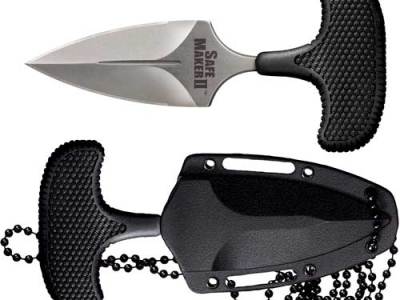 COLD STEEL SAFE MAKER II 3.25″ – TSHAPE PUSH KNIFE W/KYDEX SHTH