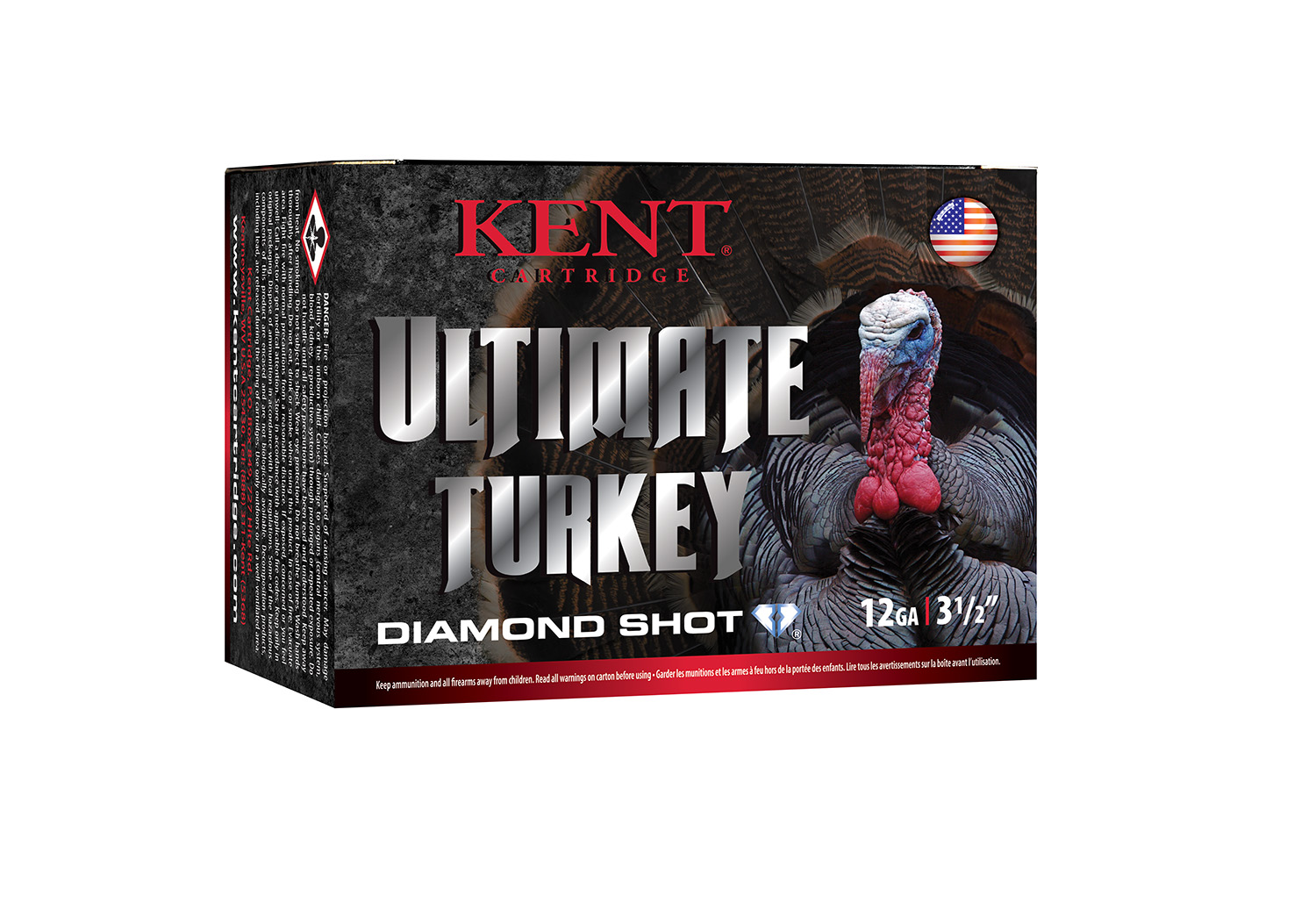 Kent Cartridge C1235TK635 Ultimate Turkey 12Gauge 3.50″ 2 1/4oz 5Shot 10 Per Box/10 Case