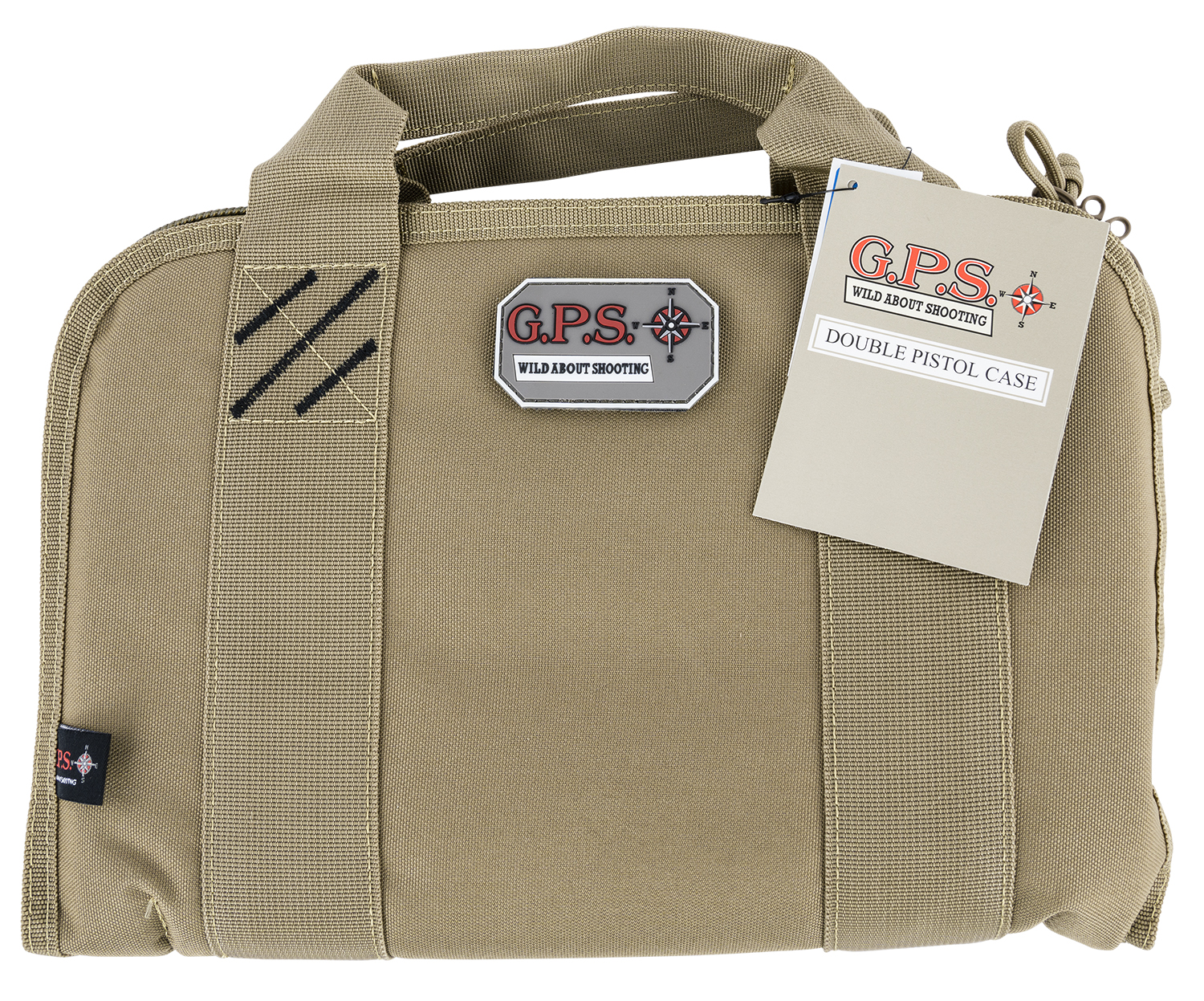 GPS Bags 1308PCT Double  Tan Nylon w/ Visual ID Storage System
