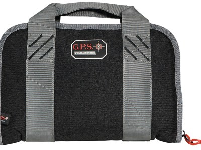 GPS Bags 1107PCCB Double Compact Black Holds 1-2 Handguns
